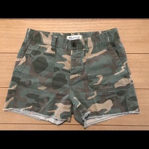 Madewell Vintage Camo Shorts